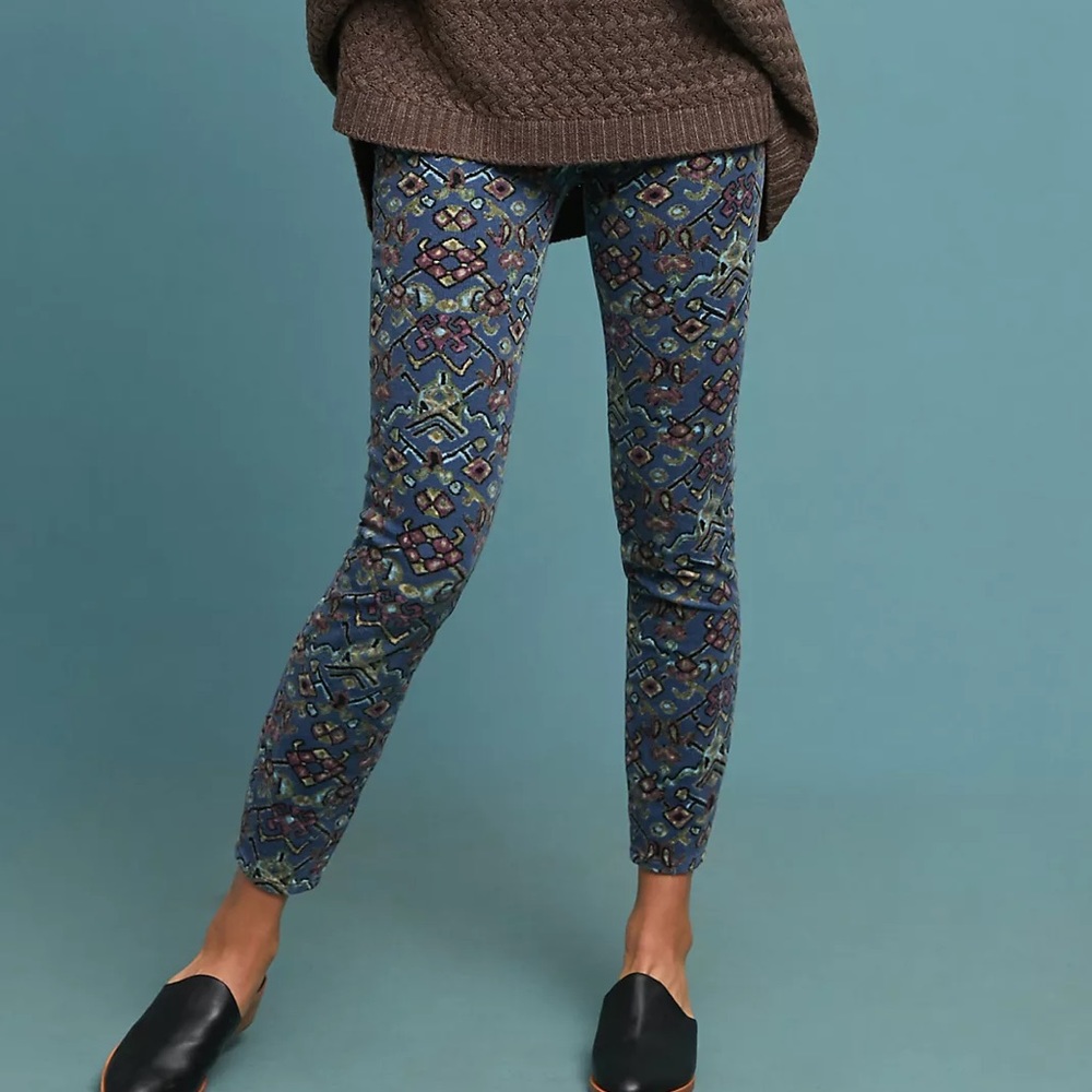 Corduroy High-Rise Skinny Jeans | Anthropologie